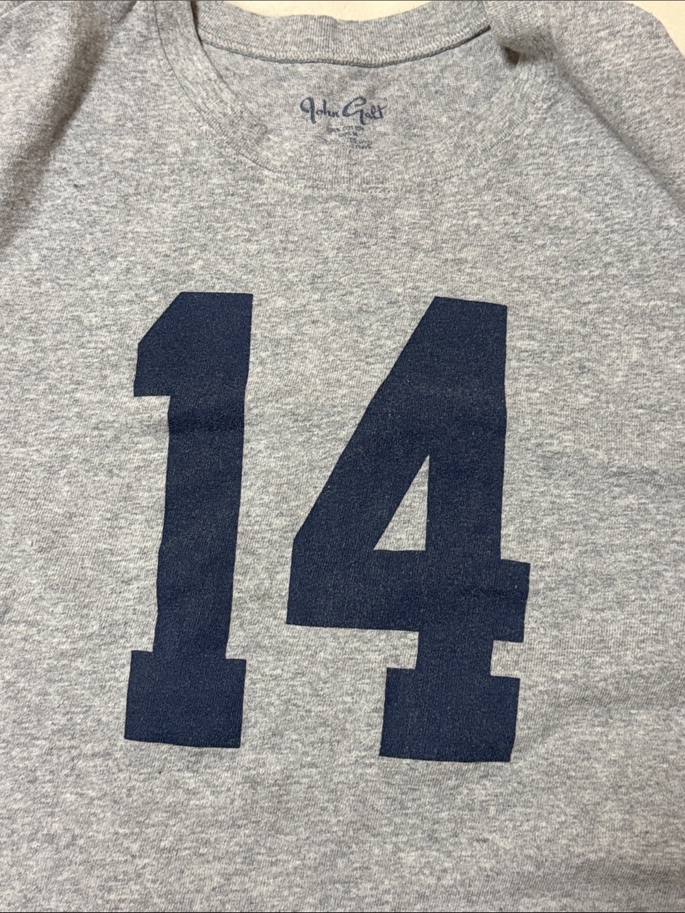 Brandy Melville Gray Tee “14” OS - Picture 4 of 4